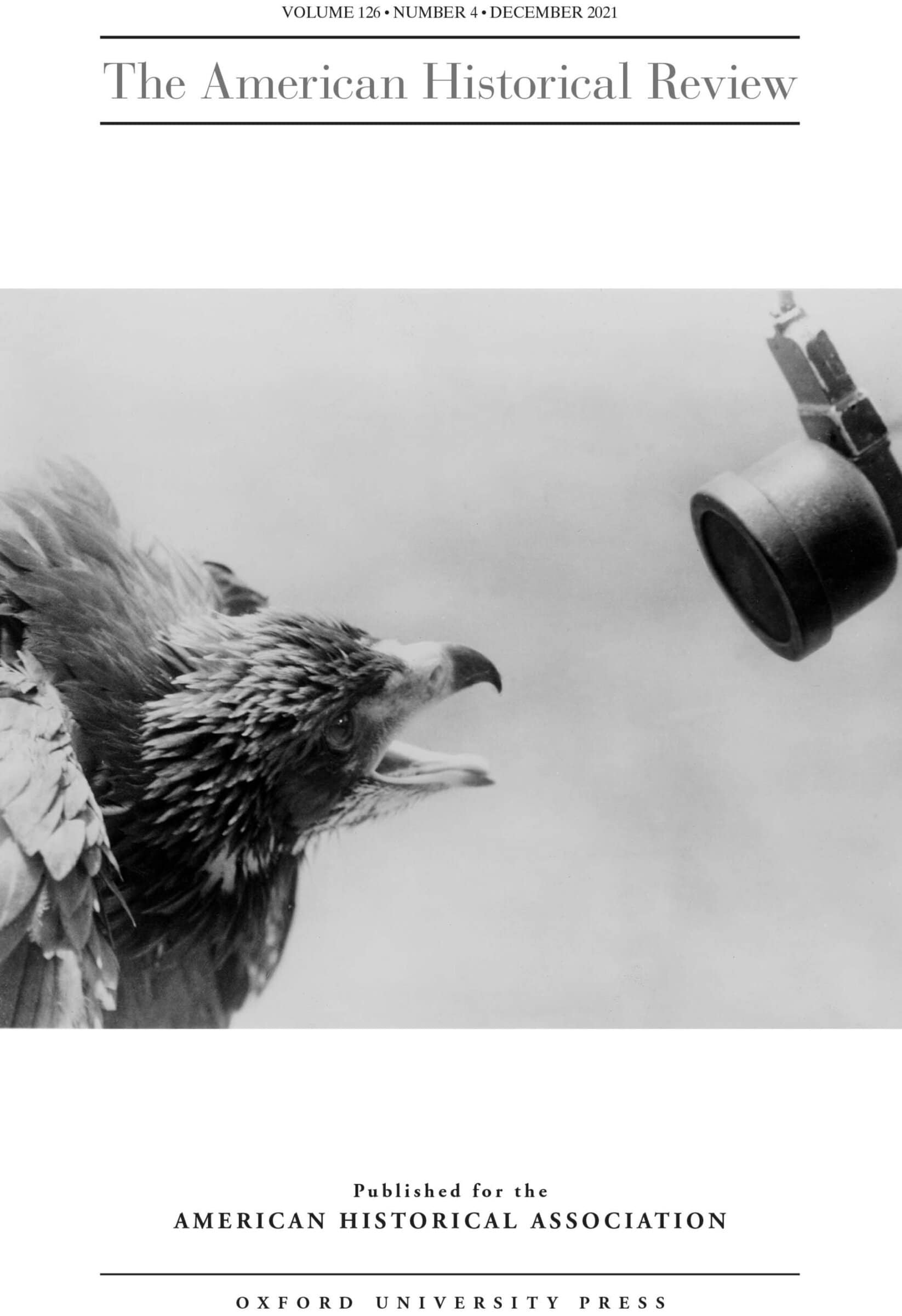 Cover of the December 2021 American Historical Review